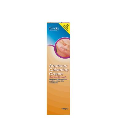 Care Aqueous Calamine Cream 100 Relieves Mild Sunburn and other Minor Skin Conditions