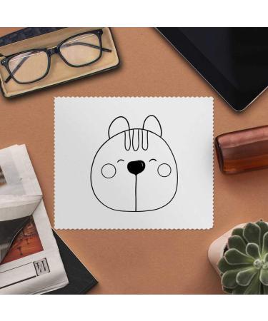 2 x Cat Face Microfiber Glasses Cleaning Cloths - Premium Lens Care | International Shipping - Buy Online on GoSupps.com