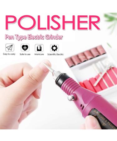 FANTEXY Portable Electric Nail Drill Kit - Professional Nail Care Tools for Acrylic & Gel Nails - Pink Pedicure Machine - Buy Online on GoSupps.com