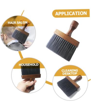 DOITOOL Neck Brush Comb for Men Mens Comb Hairdressing Neck Duster Phone Wallet Neck Duster Brush Hair Salon Brush Haircut Cleaning Brush Face Cleaner Hair Brush Beech Man - Buy Online on GoSupps.com