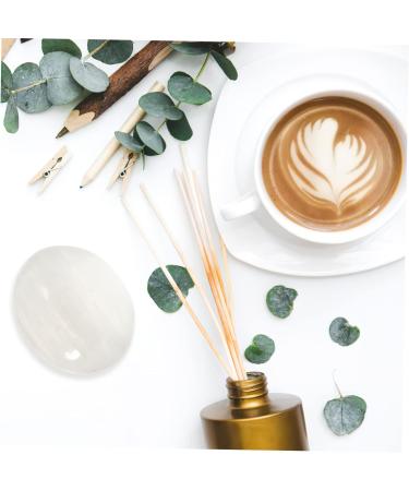 FRCOLOR Palm Stone Oval Gemstone | Natural Pocket Decor for Kids & Office Supplies | Chic Jade Mini Toy 7x5x5CM - Buy Online on GoSupps.com