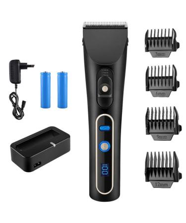 Professional Hair Clippers Set Men's Beard Trimmer Men's Beard Trimmer Precision Trimmer Male Long Hair Trimmer with LCD Display Rechargeable