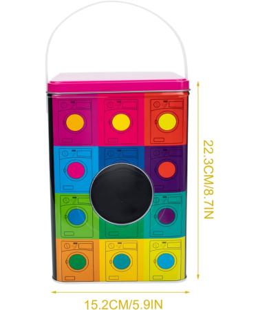 Cabilock Metal Washing Powder Box Washing Powder Container with Lid Vintage Metal Tin Detergent Box Iron Storage Box for Washing Powder Detergent Storage - Buy Online on GoSupps.com