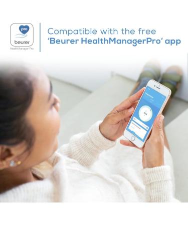 Beurer FT95 Bluetooth Non-Contact Thermometer - High Accuracy XL Display - 60 Memory Spaces - White - Buy Online on GoSupps.com