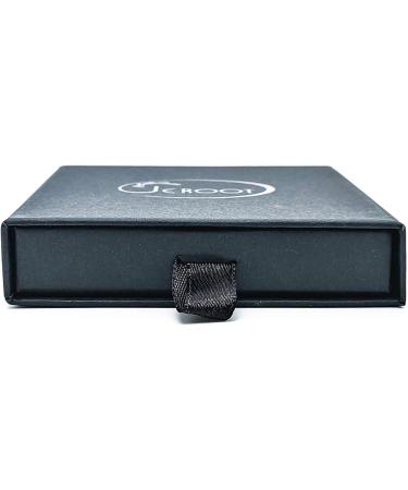JEROOT Titanium Magnetic Rings - Step Edge Sleek Design - 2 Strong Magnets - Silver 8mm R 1/2 - Jewelry Gift Box - 3500 Gauss - Buy Online on GoSupps.com