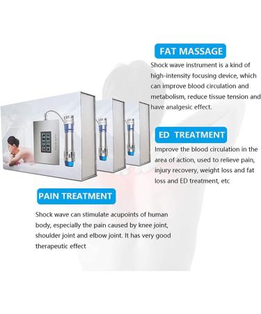 Anxyyds Portable Shock Wave Therapy Device - 7 Heads for Pain Relief & Anti-Cellulite - International Shipping - Buy Online on GoSupps.com