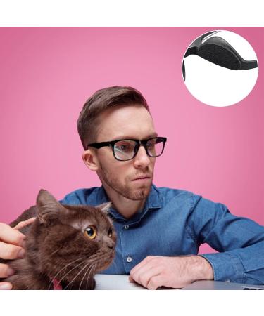 8 Pairs Soft Foam Self-Adhesive Nose Pads - Anti-Slip D Shape for Glasses/Sunglasses (Black) - Buy Online on GoSupps.com