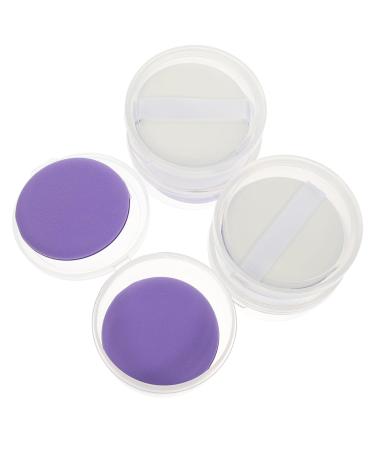 Beaupretty 5 Sets Puff Women Makeup Supplies Beauty Tools Face Sponge Puffs for Beauty Puff Women Makeup Pads Sponges Purple Miss Absorb Water Makeup Powder Hydrophilic Non-latex