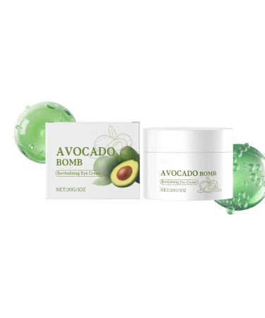 Grospe Avocado Eye Cream Enhances Elasticity Around The Eyes Hydrating Eye Cream With Avocado Oil Vitamin E And Glycerin Lifts and Firms Reduces Fine Lines And Puffiness Long-lasting Moisture - 30g