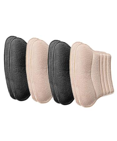 GLEAVI 8 Pairs Heel Sticker Half Size Pad Shoe Heel Grips Cushion for Heels Women Convenient Heel Pads High Heel Inserts for Women Heel Liners Comfortable Child Supplies Cotton Yarn Glue
