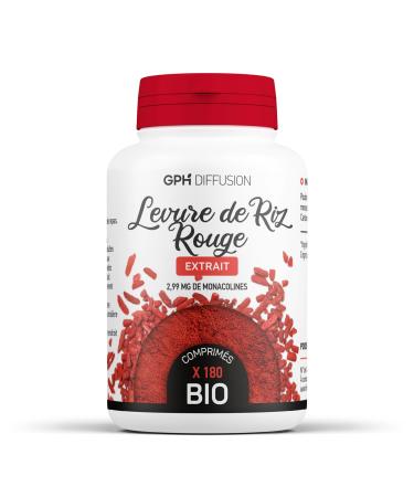 Organic Red Rice Yeast 187MG - 180 tablets