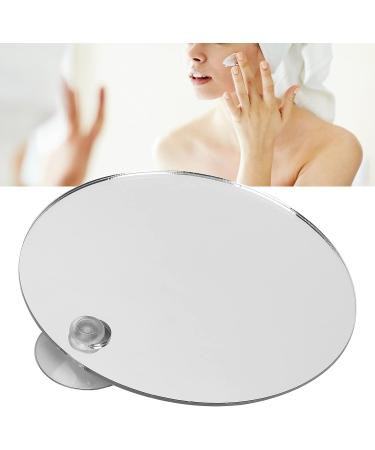 Fogless Round Shower Mirror - Shatterproof & Portable Bathroom Shaving Mirror - Buy Online on GoSupps.com