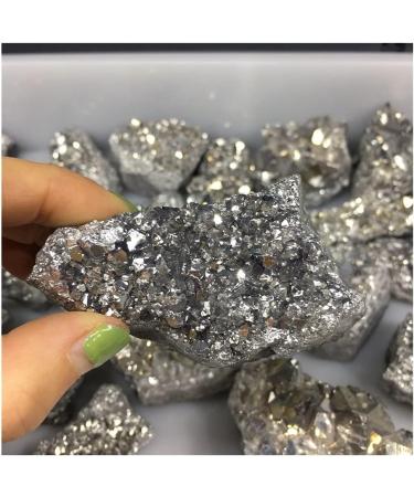 Crystal 1PC Natural Electroplated Crystal Cluster Crystal Electroplating Titanium Quartz Cluster Stone Natural Quartz Crystal Draw yuebang Reiki Crystal Stone (Size : 150-200g) - Buy Online on GoSupps.com