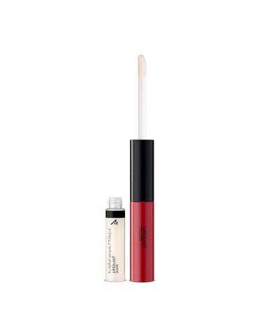 Manhattan Lips2Last Colour & Gloss - Scarlet Red 45L | Long-lasting Lip Colour & Gloss - 8ml | International Shipping Available - Buy Online on GoSupps.com