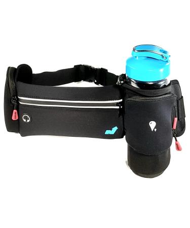 Generic Running Belt- Fanny Pack with Water Bottle Holder For Men &Women-Sport Pouch Belt for Fitness Jogging-Hiking-Travel-Cycling- Running Fanny Pack-No Bounce- Waterproof + Head Band, Fecompany