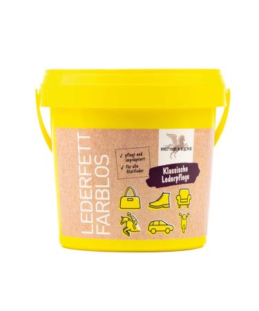 B & E leather grease colourless 500 ml for shoes handbags saddles and all types of smooth leather - Buy Online on GoSupps.com