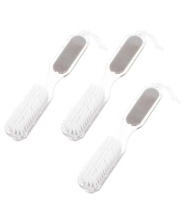 Beaupretty 3 pieces Fight exfoliator brush double -sided Fu Feilen callus remover Dead skin Rasp Fu Cleaning requirement for dry wet fu hand