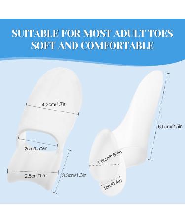 Pack of 6 Reusable Bunion Cushion Protectors - Gel Shields & Toe Spacers for Foot Pain Relief | Comfortable Bunion Pads for Yoga & Daily Use - Buy Online on GoSupps.com