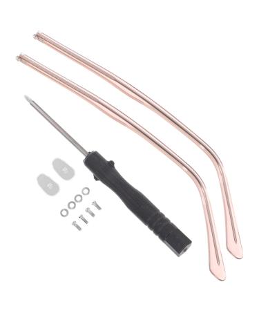 Baluue 1 pair of glasses accessories kit metallic sunglasses ironing ends for glasses replacement bars+for+glasses glasses temple repair repairs for glasses fix young crystal plate