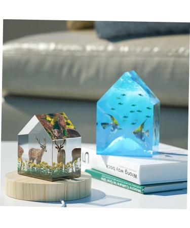 NUOBESTY 6 Pcs House Silicone Mold Silicone Molds Creative House Molds Craft Making Molds Child Unique Whitex3pcs 11.2X8.2X4.6CMx3pcs - Buy Online on GoSupps.com