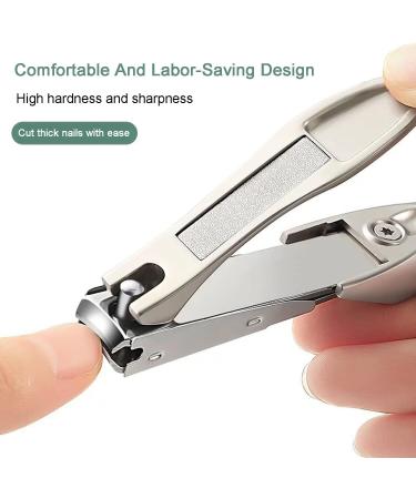 Professional Nail Clippers with Catcher for Thick Toenails - Sharp Clippers for Men and Women - Buy Online on GoSupps.com