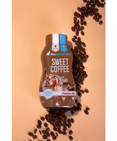 All-Nutrition Sugar-Free Sweet Sauce (500ml) - Low-Calorie Dessert Syrup for Pancakes & Waffles - Fat-Free Creamy Coffee Flavor - Buy Online on GoSupps.com