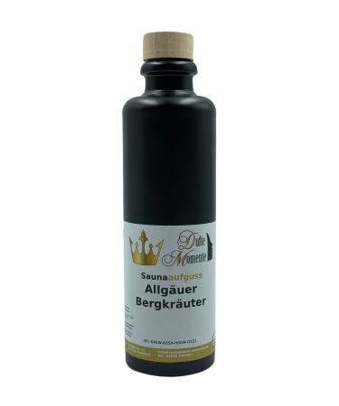 Sauna infusion Allg u mountain herbs - 200ml in stoneware bottle with cork mouth in the usual premium quality from Dufte Momente