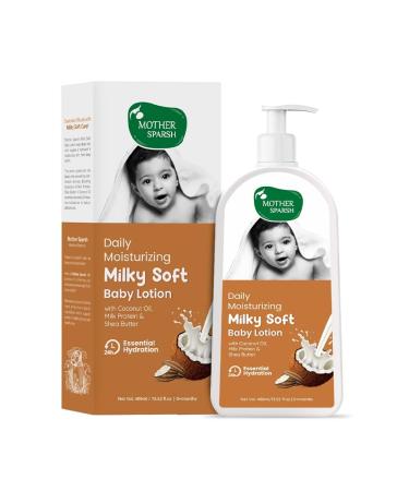 Milky Soft Baby Lotion - 400ml |With Milk Protein Coconut Oil & Shea Butter | For 24Hrs Moisturization