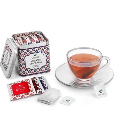 Octavius | Assorted Tea Bag Sampler Gift Set - 3 Tea Flavors | 50 Counts - Black Tea | Tea Sampler Pack | Tea Set Gift | Pack of 2 Black Tea - 25TB (Pack of 2) - Buy Online on GoSupps.com