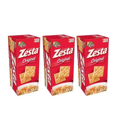 Keebler Zesta Original Saltine Snack Crackers 16 Oz - Pack of 3