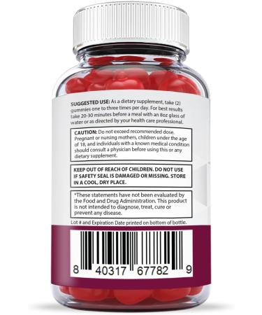 Justified Labs ProFast Keto ACV Gummies 1000MG (5 Pack) - Vegan Non GMO with Pomegranate Juice, Beet Root, B12 - 300 Gummies - Buy Online on GoSupps.com