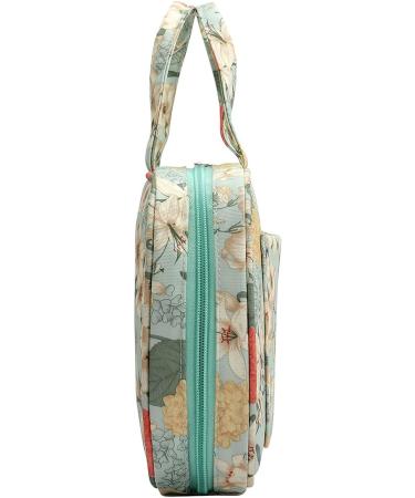 Home Sewing Kit Organizer Bag - Green Empty Case for Yarn, Needles, Hooks & Thread - DIY Craft Supplies Storage - Buy Online on GoSupps.com