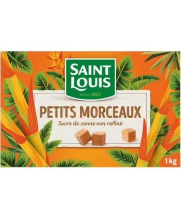 Saint Louis Cane Sugar in Small Pieces, 1 kg