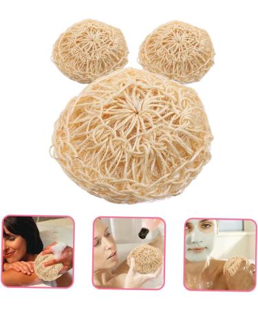 MERRYHAPY 3pcs African Exfoliating Bath Balls | Shower Scrubber Sponges for Deep Cleaning | Ideal for Household Use - Buy Online on GoSupps.com