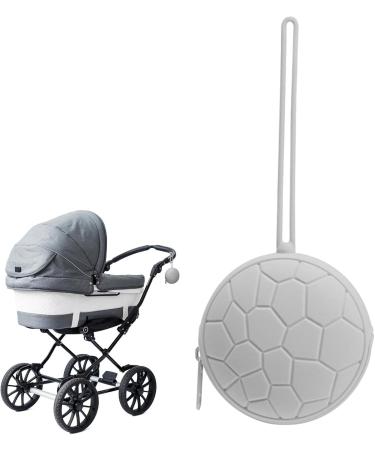 Aelevate Pacifier Cover for Toddlers | BPA-Free Portable Pacifier Holder & Clip | Diaper Bag & Stroller Accessory - Gray - Buy Online on GoSupps.com