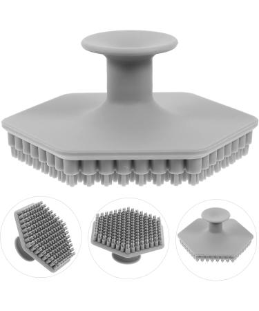 Healeved Silicone Face Brush - Exfoliator & Cleansing Scrubber for Radiant Skin - Grey 6.5x6.0x3.0CM - International Shipping Available - Buy Online on GoSupps.com
