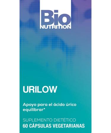Bio Nutrition 2 Pack Urilow 60 Vegetarian Capsules | Natural Support for Urinary Health | Promotes a Healthy Uric Acid Balance - Buy Online on GoSupps.com