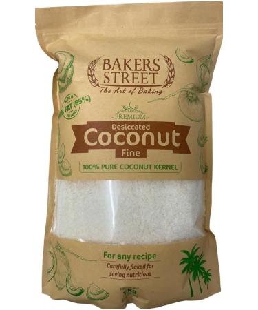 BAKERS STREET DECICATED COCONUT FINE (1 KG) |MADE IN SRILANKA |NATURAL DRIYED COCONUT |LAW FAT |GOOD FOR HELTH | WORLD BEST COCONUT IN SRILANKA. - Buy Online on GoSupps.com