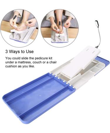 Foot Stand Adjustable Pedicure Nail Tool Foot Stand Manicure Pedicure Tool with Light - Buy Online on GoSupps.com