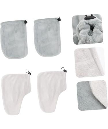Housoutil 2 Pairs Gloves Paraffin Wax Booties Paraffin Accessories Paraffin Wax Cover Paraffin Glove Small Bag Insert for Handbags Hand Kit Hot Wax for Hands Hand Wax Foot Boots 28x20cm Grey - Buy Online on GoSupps.com