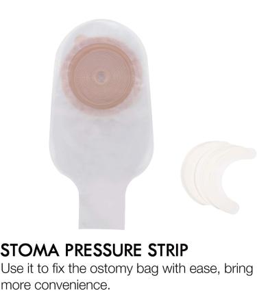 20Pcs Curved Barrier Strips - Elastic Ostomy Supplies for Sealing Stoma Bag - Odor Skin Barrier Stickers - Buy Online on GoSupps.com