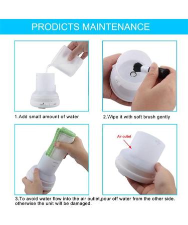 Essential Oil Diffuser & Cool Mist Humidifier - 200ml with Adjustable Modes & 7 Color Lights for Home Office & Baby - Buy Online on GoSupps.com