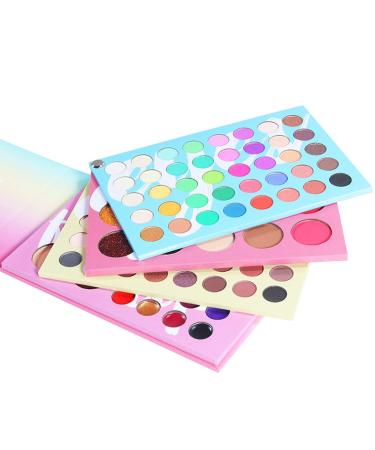 Eyeshadow Palette Long Lasting Waterproof Eye Shadow 121-Colors | All-in-1 Board Matte Eye Shadow Pearlescent Nude Makeup Palette Eyes Cosmetic