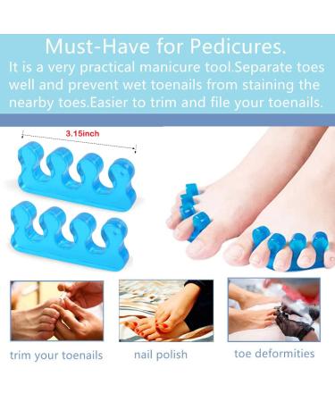Bunion Corrector 8 Pack for Women and Men - Toe Separator Pain Relief Sleeves Kit - Overlapping Toes Straightener Set - Buy Online on GoSupps.com