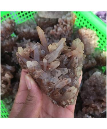 Decorative Crystal Natural Rough red Quartz Crystal Gemstone Cluster Reiki Crystal Stone Specimen Home Decor Crystal - Buy Online on GoSupps.com