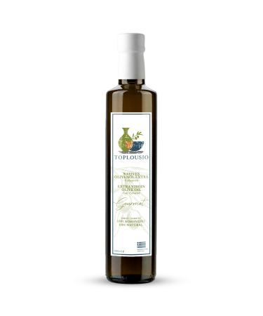 TOPLOUSIO TOPLOUSIO Extra Virgin Olive Oil 500 ml | 100% Koroneiki from Greece | Cold-pressed within 24 hours | Mild & Fruity Taste | From