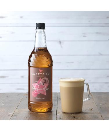 Sweetbird Toasted Marshmallow Syrup (1L) - Vegan-Friendly Flavored Syrup - Buy Online on GoSupps.com