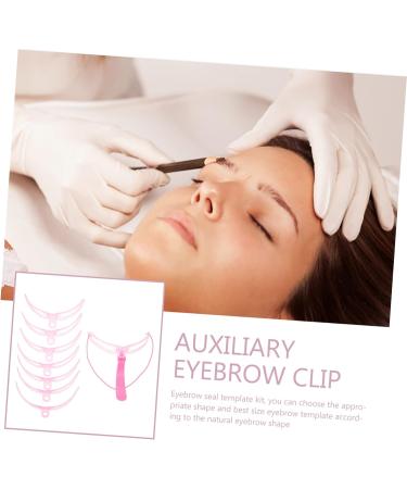 WOFASHPURET Eyebrow Tools 3 Sets Eyebrow Aid Plastic Eyebrow Template Portable Brow Stencils Eyebrow Card Household Travel - Buy Online on GoSupps.com