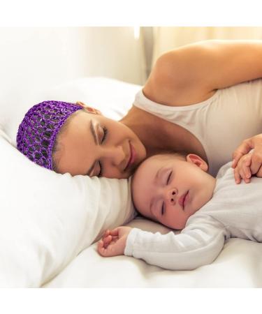 Minkissy 4PCS Mesh Crochet Hair Net - Soft Women's Hair Net for Sleeping (Assorted Colors) - Buy Online on GoSupps.com