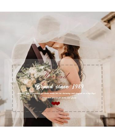 Silver Crystal Flower Bride Wedding Hair Pins - Pack of 2 | Bridal Hair Accessories for Women and Girls - Buy Online on GoSupps.com